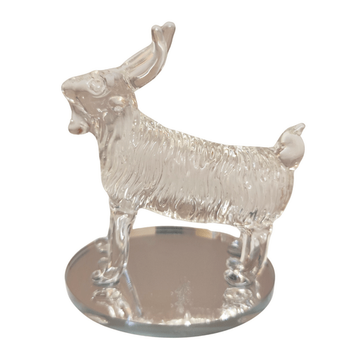 Stiklinė statulėlė Ožka, 11 cm 1
