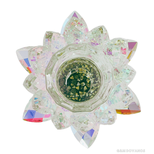 Suvenyras Lotoso žiedas - žvakidė, 11x11 cm