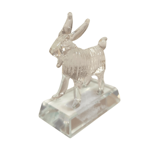 Stiklinė statulėlė Ožka, 8,5 cm 1
