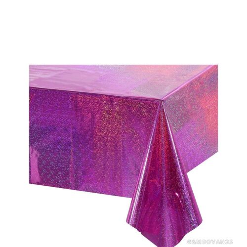 Plastikinė, holografinė staltiesė, 137x183 cm