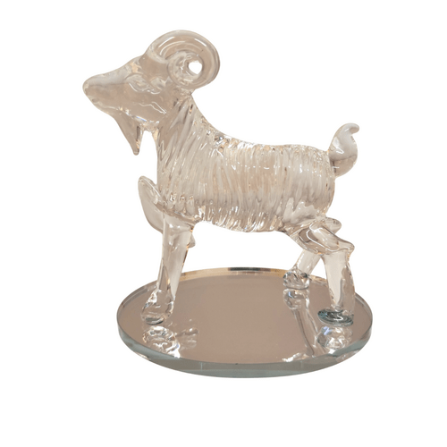 Stiklinė figūrėlė Ožka, 15 cm