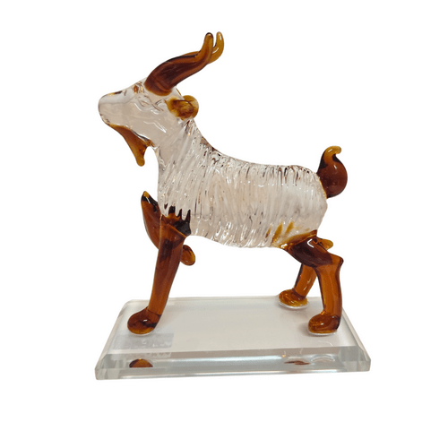 Stiklinė statulėlė Ožka, 16 cm 1