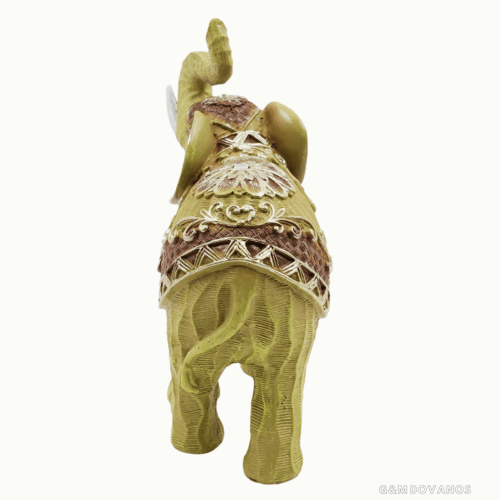 Keramikinė statulėlė "Dramblys", 18x19x8 cm