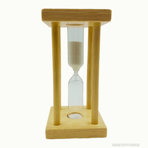 Medinis smėlio laikrodis, 15 min