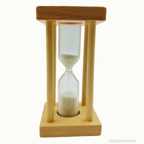 Medinis smėlio laikrodis, 5 min