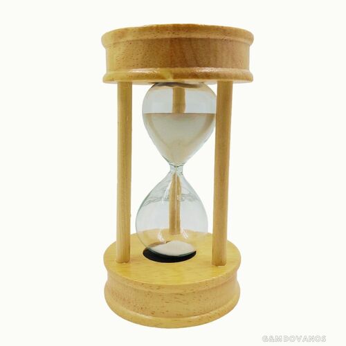 Medinis smėlio laikrodis, 5min