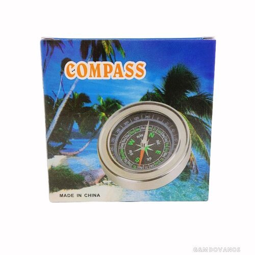 Metalinis kompasas, 7,5x7,5 cm