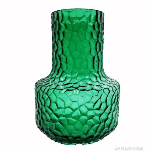 Stiklinė vaza, 23x17 cm
