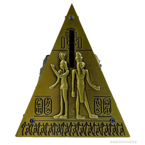 Metalinė taupyklė "Piramidė", 11x8,5x8,5 cm