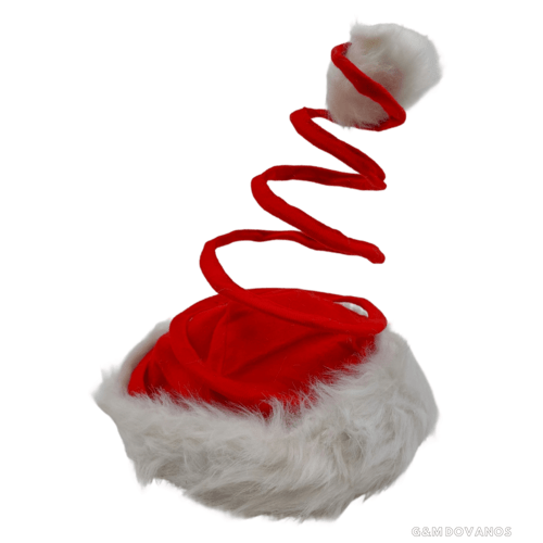 Kalėdinė kepurė su spyrale
