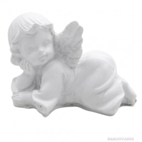 Mažas keramikinis angeliukas,, 8x6x6 cm