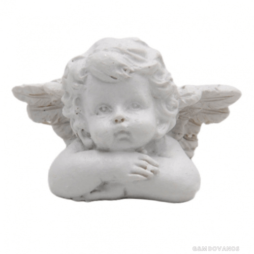 Mažas keramikinis angeliukas, 5x4x2,5 cm
