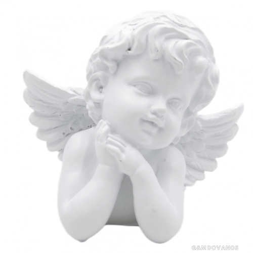 Keramikinis angeliukas, 12x16x9 cm