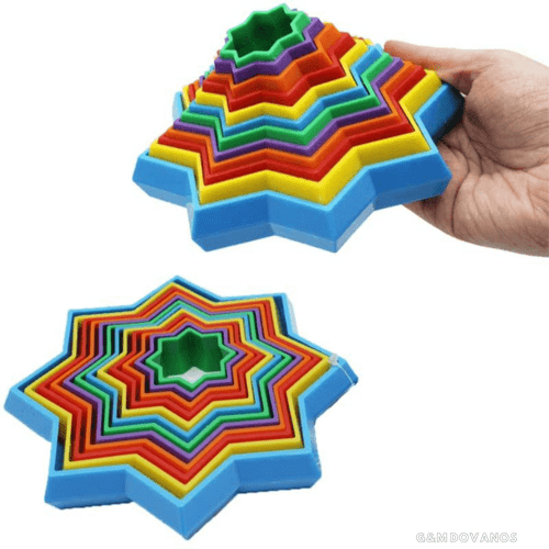 Antistresinis žaislas "3D magiška žvaigždė"