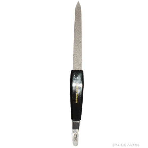 Metalinė nagų dildė su peiliuku, 16 cm