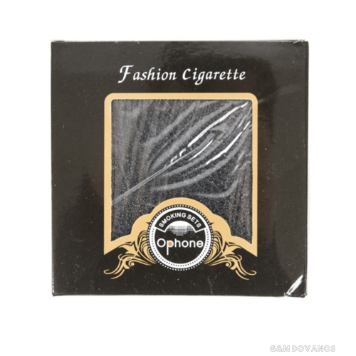 Dėklas cigaretėms - porcigaras su oda, 10x10x2 cm