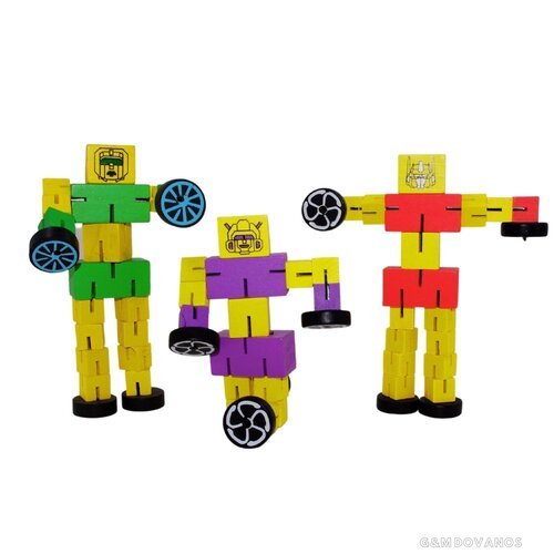 Medinis robotas - transformeris, 18x10 cm