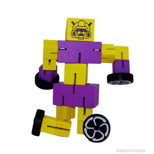 Medinis robotas - transformeris, 18x10 cm