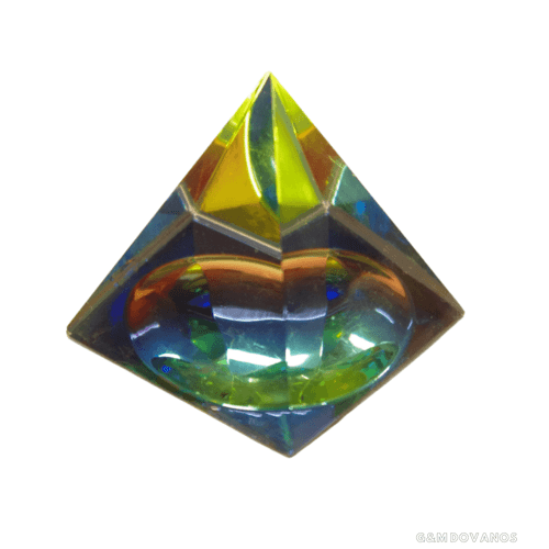 Stiklinė piramidė 5,5x6,5cm