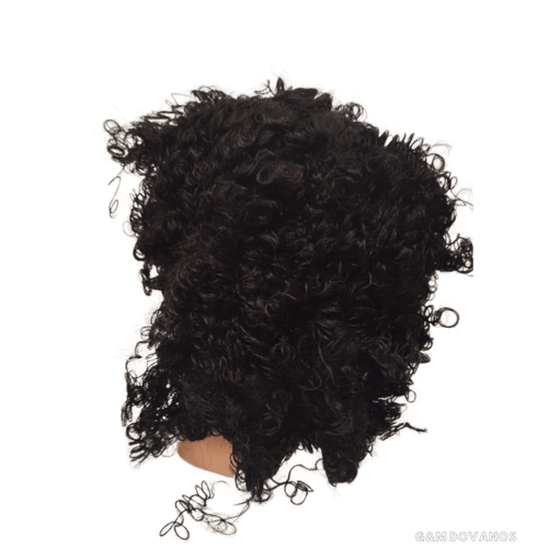 Karnavalinis perukas "Afro", juodas