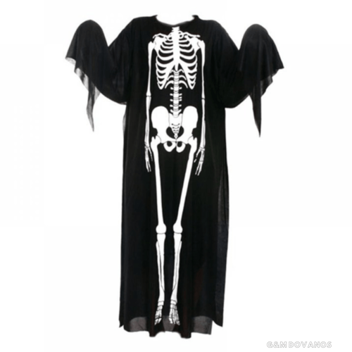 Vaikiškas kostiumas "Skeletas" , 80 cm